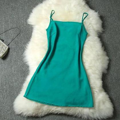 High Quality Organza Embroidery Sleeveless Dress -..