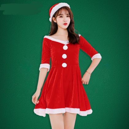 Red Sexy Christmas Costume