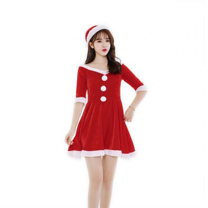 Red Sexy Christmas Costume