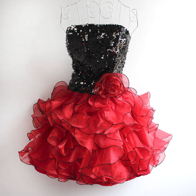 red dress dance costume