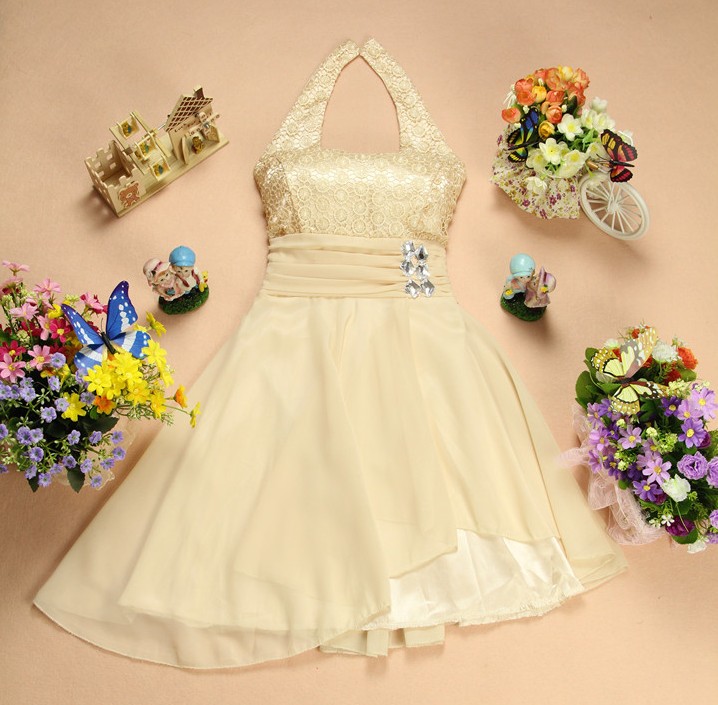 Cute Mini Evening Party Prom Bridesmaid Wedding Dress