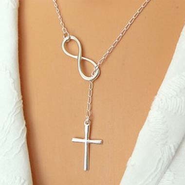 High Quality Cross Decoration Party Necklace For Lady