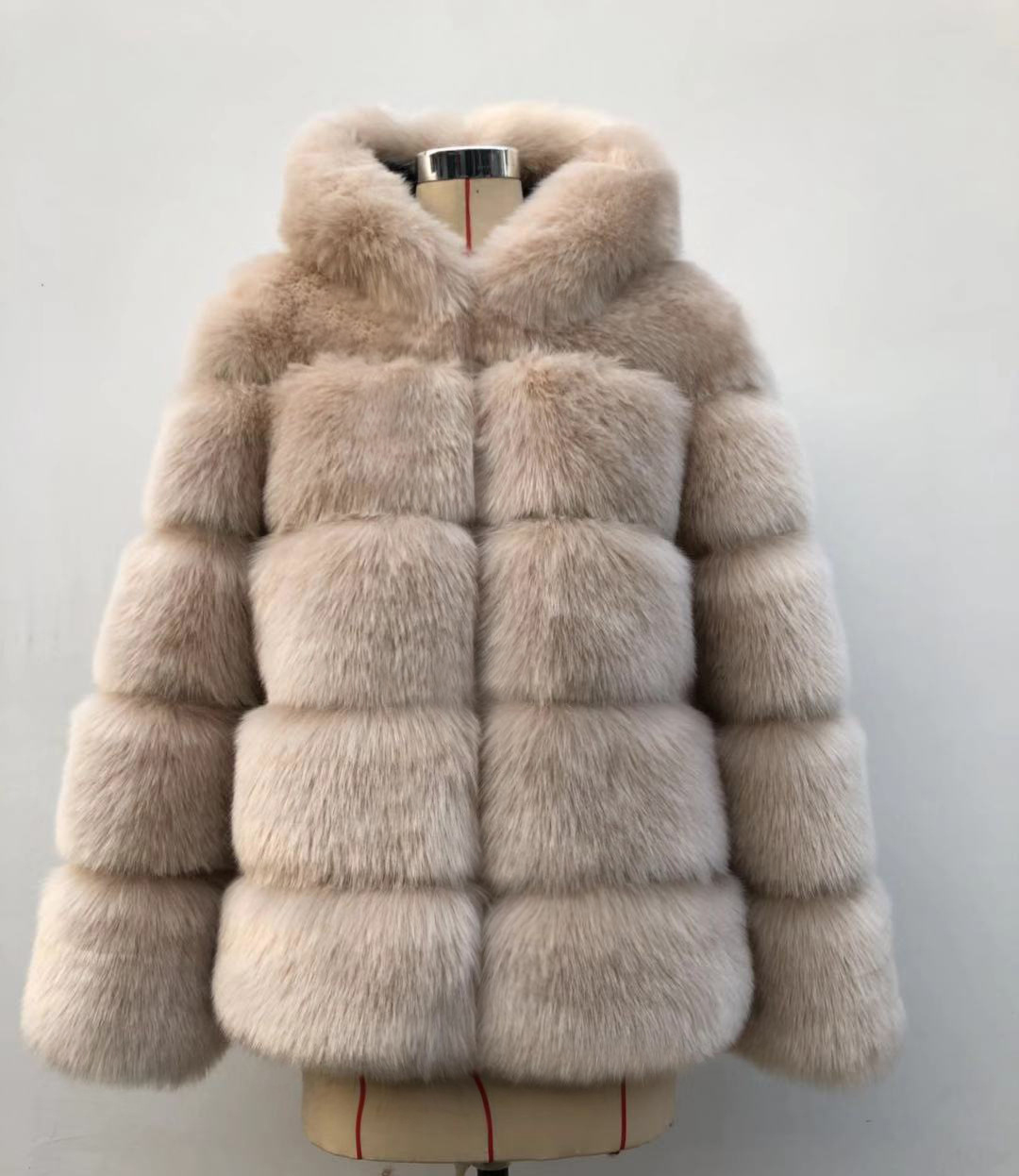 High Quality Women's Faux Fur Coat Regular Solid Colored Daily Sapphire ...